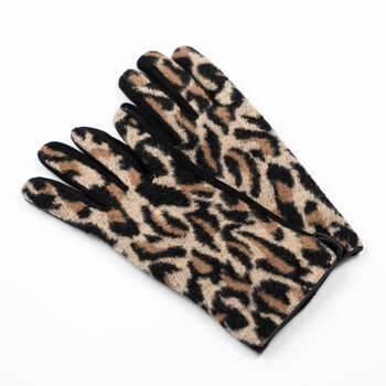 Leopard Print Gloves, 3 of 6