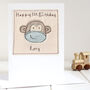 Personalised Monkey 1st Or Any Birthday Card For Boy, thumbnail 1 of 12