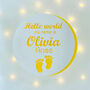 New Baby Arrival Announcement Plaque, Photo Prop, thumbnail 10 of 12