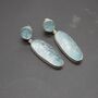 Amazonite Sterling Silver Earrings, thumbnail 6 of 10