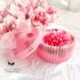 Personalised Wax Pot Of Carnation Flower Candle With Free Greeting Card, thumbnail 4 of 6