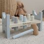 Personalised Wooden Play Peg Hammer, thumbnail 1 of 7