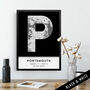 Portsmouth City Map Wall Art Print, thumbnail 3 of 9