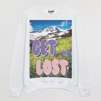Get Lost Women's Slogan Sweatshirt, 4 of 4