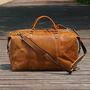 Classic Traveller Genuine Leather Holdall, thumbnail 3 of 8