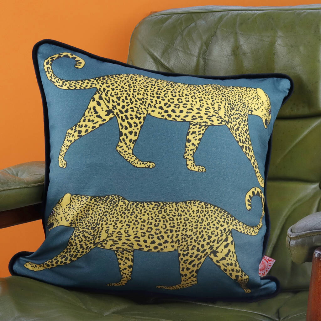 Leopard Print Cushion By The Neighbourhood Threat | notonthehighstreet.com
