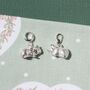 Guinea Pig Charm Sterling Silver, thumbnail 2 of 10