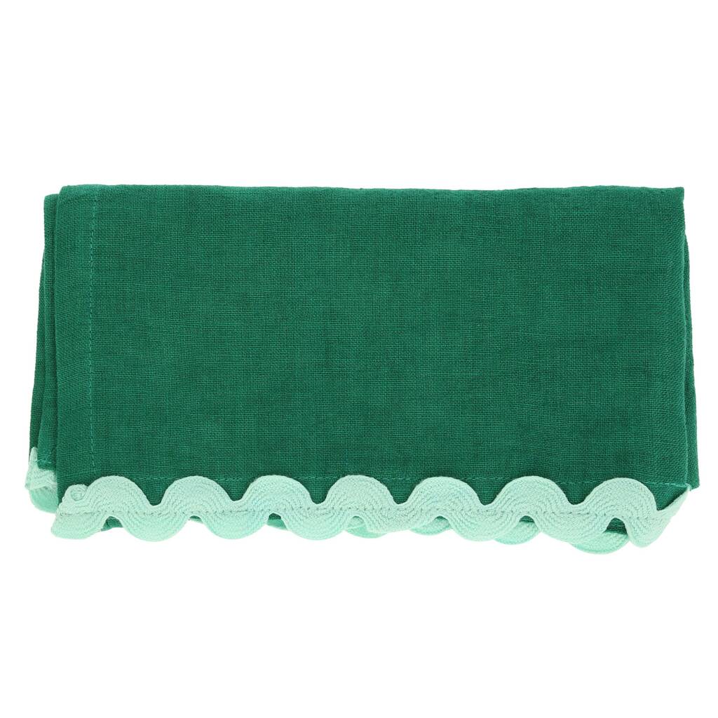 Ric Rac Linen Napkins Set Of Four By Posh Totty Designs Interiors