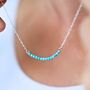 December Birthstone Real Turquoise Necklace, thumbnail 5 of 7