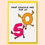 50th Birthday Card Snap Crackle Pop Happy 50 Years Old, thumbnail 1 of 1