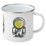 Personalised Astronaut Enamel Camping Mug, thumbnail 1 of 4