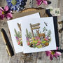 Woodland Animals Square Invitation, thumbnail 5 of 8