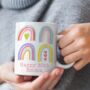 Age Rainbow Personalised Birthday Mug, thumbnail 2 of 2