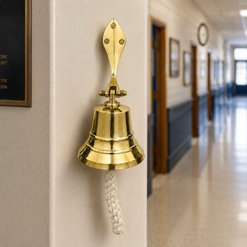 Marine Brass Wall Hanging Bell, 5 of 12