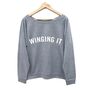 Ladies 'Winging It' Slounge Sweatshirt, thumbnail 1 of 7