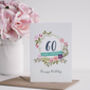 60th Birthday Sensational Years Age Card, thumbnail 2 of 2