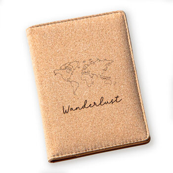 Personalised Natural Cork Passport Holder Rfid Blocking, 10 of 10