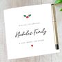 Personalised Christmas Card Family Name, thumbnail 2 of 3