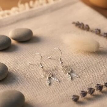 Sterling Silver Dreamcatcher Earrings, 6 of 7