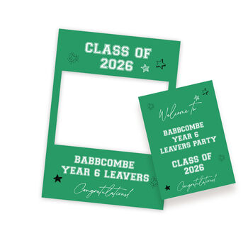 School Leavers Selfie Frame And Party Sign, 7 of 9