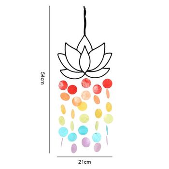 Lotus Rainbow Hanging Decoration, 2 of 3