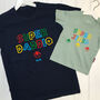 Personalised Super Daddio Family T Shirt Set, thumbnail 1 of 10