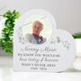Personalised Wedding Memory Table Heart Ornament, thumbnail 2 of 4