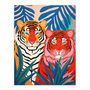 Seeing Red Tiger Jungle Bright Fun Wall Art Print, thumbnail 6 of 6
