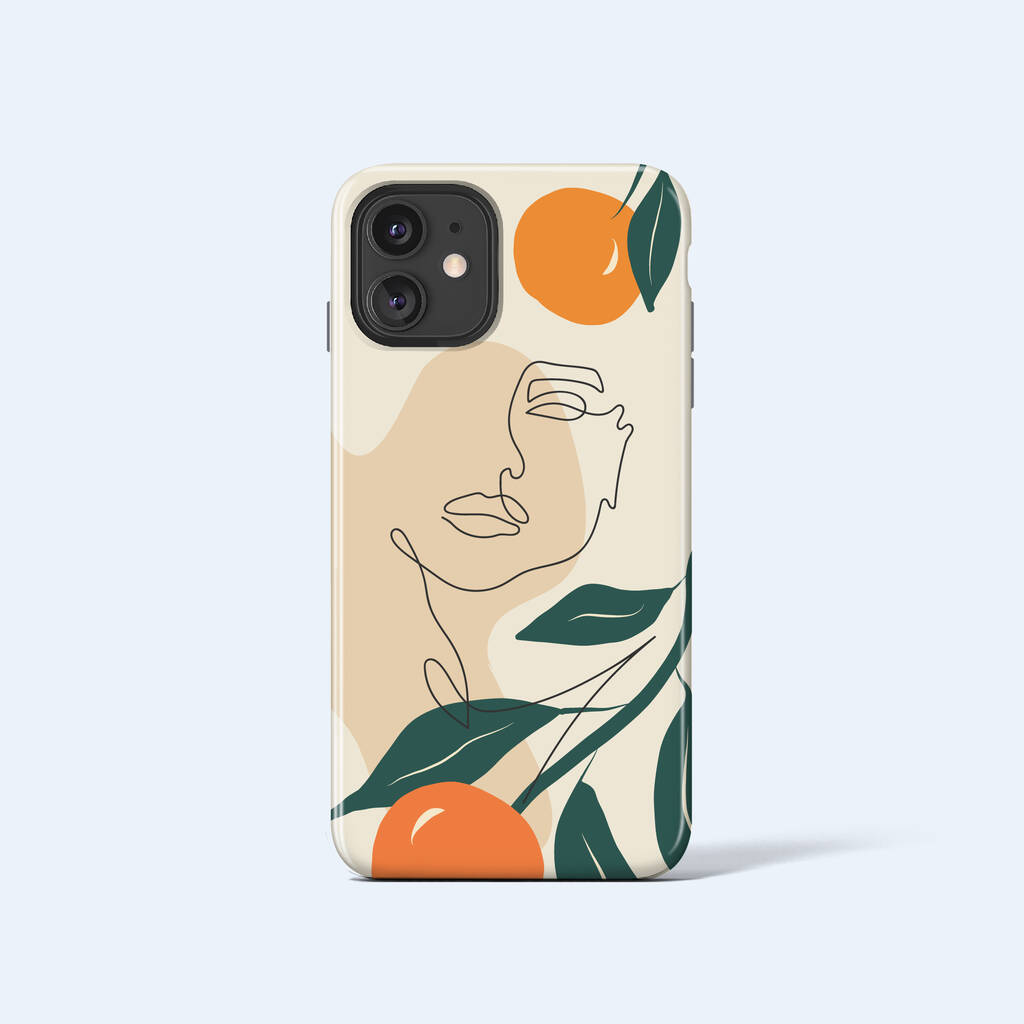 Line Art Portrait Phone Case By The Pleasure London