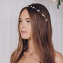 Rose Gold, Gold Or Silver Crystal Hairvine Anya, thumbnail 2 of 7