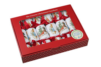 Six Luxury Peter Rabbit Christmas Crackers, 2 of 5