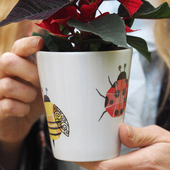 Jewel Bugs Personalised Plant Pot / Mother's Day Gift, 5 of 6