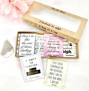 Gift For Fashion Lovers: Coco Chanel Tea Gift Set, 8 of 12