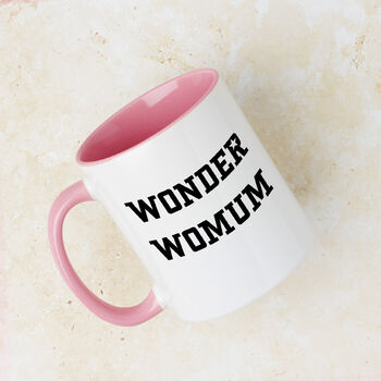 'Wonder Womum' Wonder Woman Mum Mug, 2 of 8