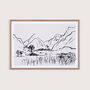 Neutral Fiordland Mountain Art Print, thumbnail 2 of 3