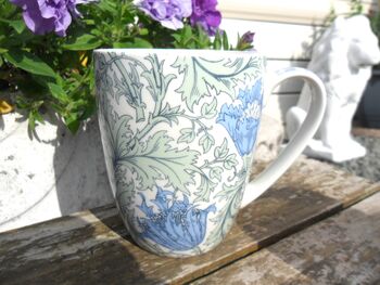 Set Of Six Mugs In Assorted William Morris Designs, 7 of 12