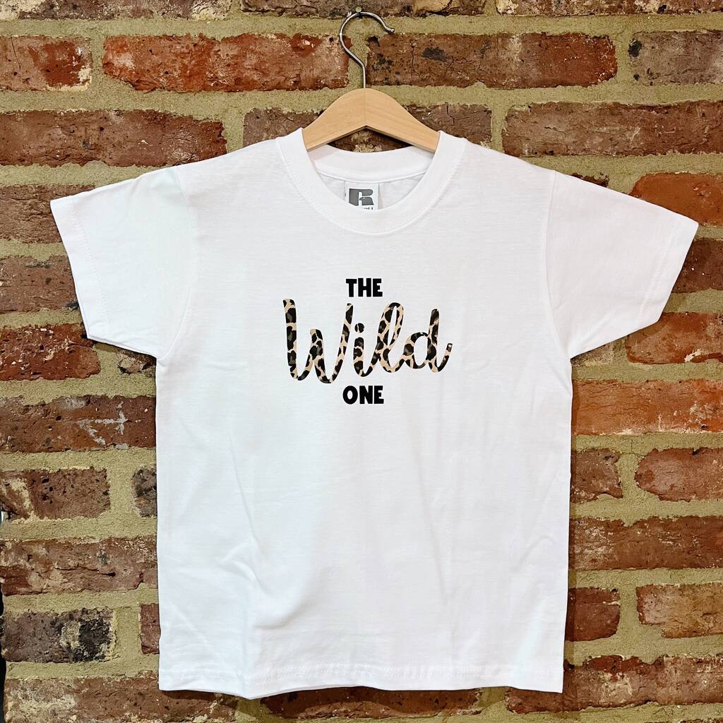 The Wild One Tee Shirt By Livi & Belle | notonthehighstreet.com