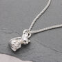Mouse Solid Sterling Silver Charm, thumbnail 3 of 8