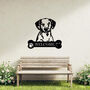 Customisable Dalmatian Welcome Metal Wall Art Sign For Home And Garden Decor, thumbnail 1 of 11