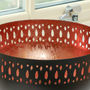 Black And Copper Decorative Pot Pourri Bowl, thumbnail 7 of 9