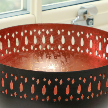 Black And Copper Decorative Pot Pourri Bowl, 7 of 9