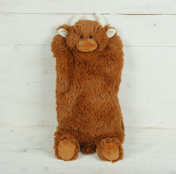 Sending You A Coo Cuddle, Nb Cow Hot Water Bottle Cover, 2 of 2