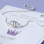 Princess Crown Sterling Silver Bracelet, thumbnail 1 of 8