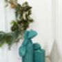 Jade With Gold Fabric Gift Wrap Reusable Furoshiki, thumbnail 4 of 7