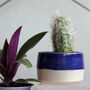 'Happy Happy Happy' Ceramic Indoor Plant Pot, thumbnail 3 of 8