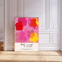 Andy Wahol Pink Flower Art Print, thumbnail 1 of 4
