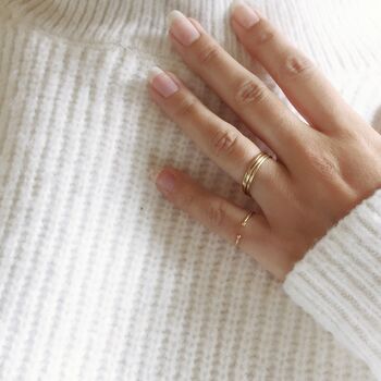Recycled Gold Stacking Ring, 4 of 4