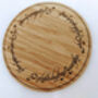 Lotr Inspired Coaster The One Ring Elven Wood Drink, thumbnail 2 of 5