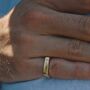 Gold Colour Personalised Signet Ring, thumbnail 1 of 7