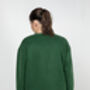 Women's Breastfeeding Green Embroidered Sweatshirt, thumbnail 3 of 3